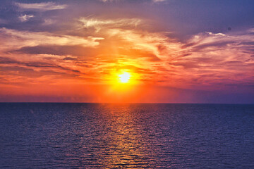 Fototapeta premium coucher de soleil splendide