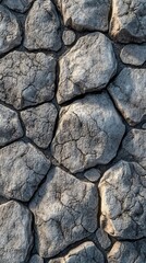 Detailed Gray Stone Wall Texture for 3D Modeling and Rendering