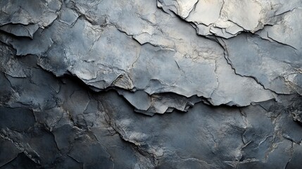 Awe-Inspiring Gray Stone Texture, Majestic Natural Patterns, Rugged Rock Face, Detailed Stone Surface, Earth's Timeless Beauty