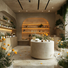 interior of a restaurant