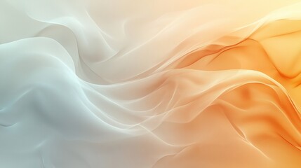 Fototapeta premium Translucent mist swirls gracefully in sunlight, creating a serene atmosphere