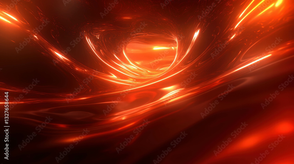 Poster surreal abstract background with vivid fiery chaos for design projects
