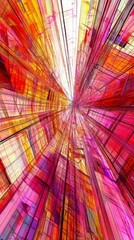 Abstract Cityscapes: A Vibrant Architectural Perspective