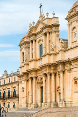 The Cathedral Basilica of San Nicolò is the most important Catholic place of worship in the city of Noto, province of Syracuse, Sicily, Italy