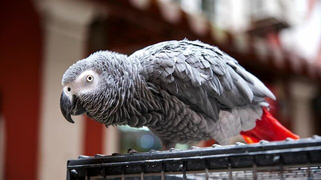 african grey parrot