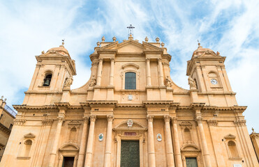 The Cathedral Basilica of San Nicolò is the most important Catholic place of worship in the city of Noto, province of Syracuse, Sicily, Italy