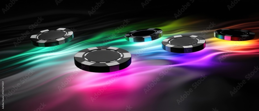 Aufkleber a close-up view of a game controller lying on a table, ideal for illustrations about gaming or techn
