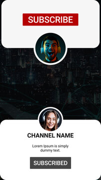 Sliding Notification With Subscribe Button