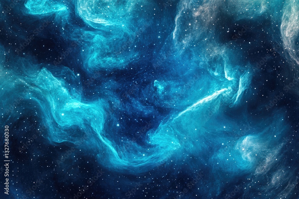 Poster a stunning image of clouds and atmospheric particles in the sky, suitable for use as a background or