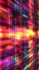 Obraz premium Abstract Digital Art: A Colorful and Dynamic Visual Feast