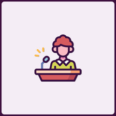 Empowering Speaker Icon: Delivering Ideas with Clarity and Confidence
