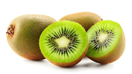 Fototapeta premium Kiwi fruit isolated on white background