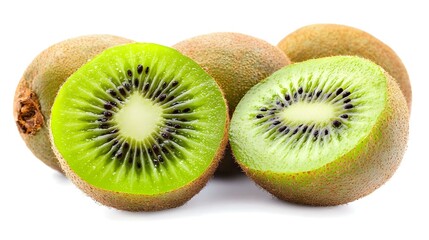 Fototapeta premium Kiwi fruits isolated on white background