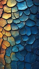 Stunning Abstract Stone Wall Design with Intricate Patterns
