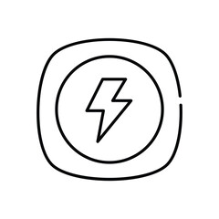 Flash   Vector icon