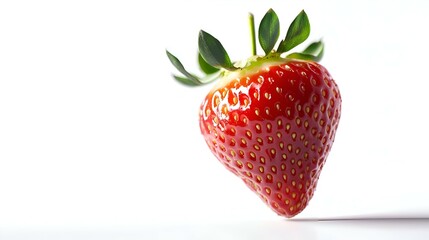Fresh Strawberry Isolated on White Background