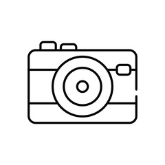 Retro Camera  Vector icon