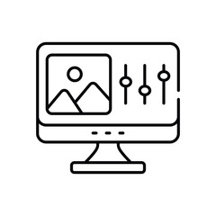 Photo Editor Vector icon