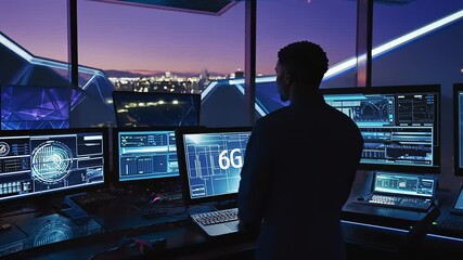 Business people working with technology at the airport - Powered by Adobe