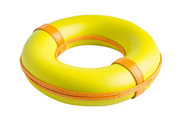 yellow inflatable swim ring isolated png transparent cutout