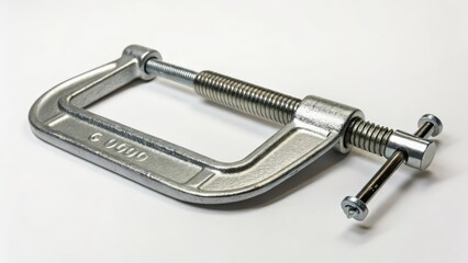 C-Clamp on White Background