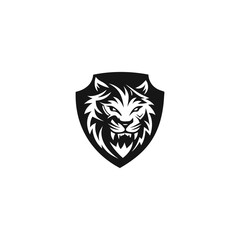 Tiger Shield Emblem Logo