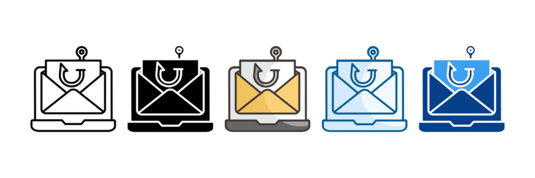 Mail Icon Set Multiple Style Collection