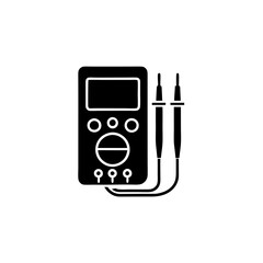 creative details multimeter icon vector illustration