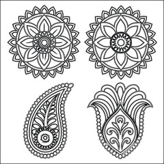 Intricate Coloring Book Vector Art with Jungle Wildlife, Fantasy Fairy, Blooming Flowers, and Urban Buildings in Detailed Line Art for Creative Coloring Fun