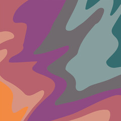 Fluid art. Modern artwork background. Mixture of acrylic paints. Abstract liquid painting marble texture, colorful gradient waves. Vector design for banner, flyer, business card, cover, invitation.