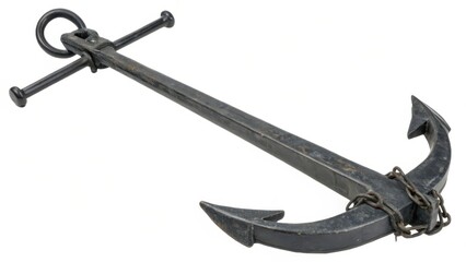 Anchor on White Background