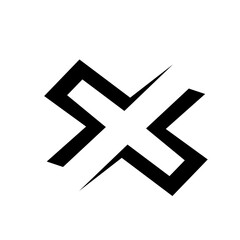 Fototapeta premium x letter logo icon design illustration