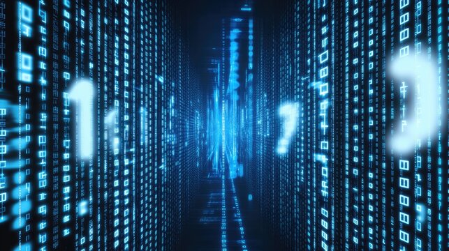 Digital binary code tunnel
