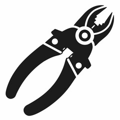 creative details insulated pliers icon vector illustration
