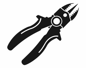 creative details insulated pliers icon vector illustration