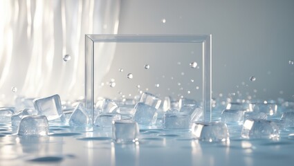 Bubbles and foam encircle skin care facial mask