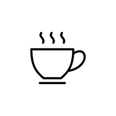coffee cup icon logo design. cup a coffee sign and symbol