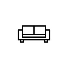 Sofa icon logo design. sofa sign and symbol. furniture icon