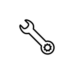 Wrench icon logo design. repair icon. tools sign and symbol