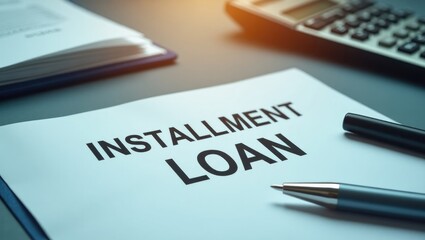 Installment Loan is displayed using text