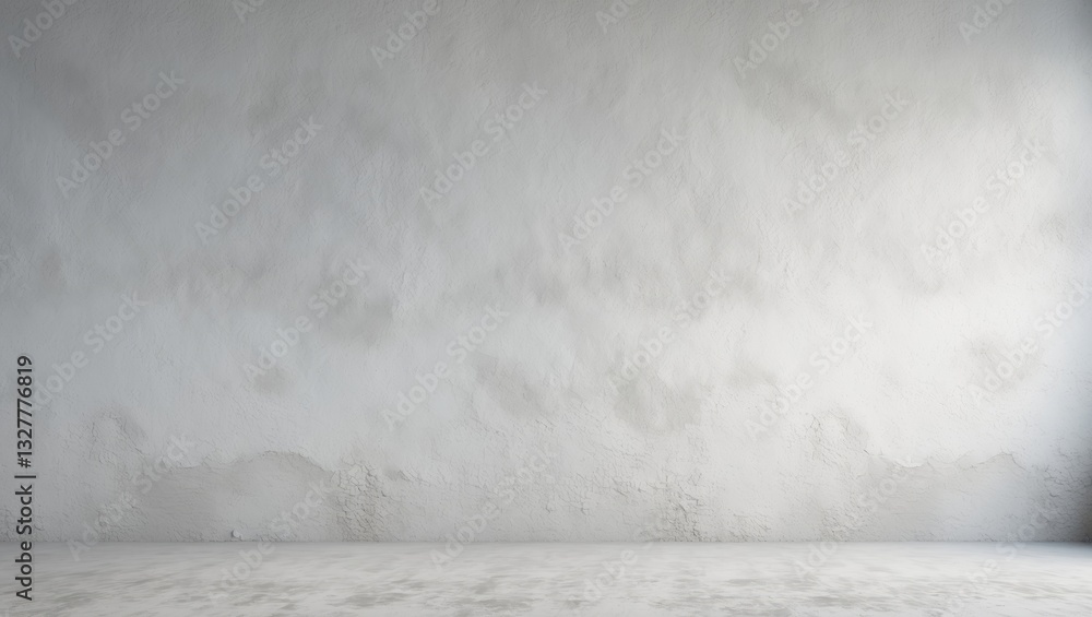 Poster white color texture pattern abstract background, empty space for text, plaster texture, gray concret