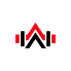 AA gym and fitness logo