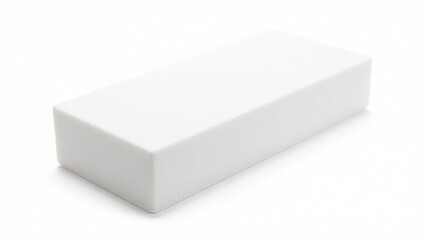 Styrofoam block, piece isolated on background