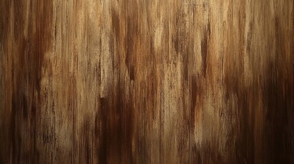 A textured wooden surface with warm brown tones, showcasing natural grain patterns and variations in color.