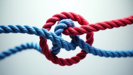 Trust partnership and the concept of team partner and unity or teamwork as a business metaphor for joining a partnership interconnected as a corporate symbol of collaborative effort.