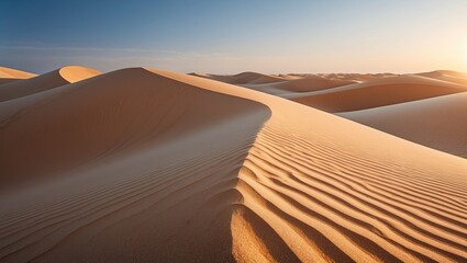 Stunning sand dunes at sunset - Portrait shot 6