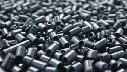 Pearl silver masterbatch granules, this polymer serves as a colorant for industry products.