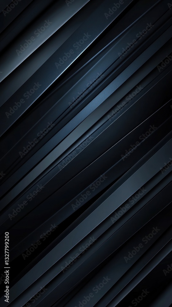 Poster abstract dark background featuring sleek, diagonal lines creating a modern and dynamic atmosphere, i