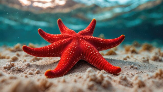 Panamic cushion star, Cortez starfish or knobby star (Pentaceraster cumingi)