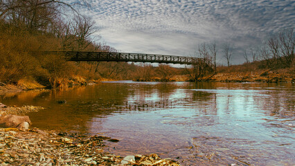 bridge over the river